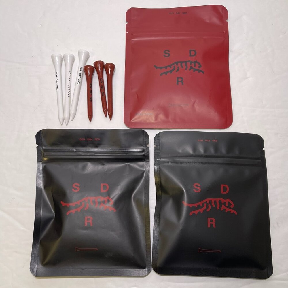 New Sealed Tiger Woods x Sun Day Red 3 Packs of 6-pcs Tees, Last Stock!!!
